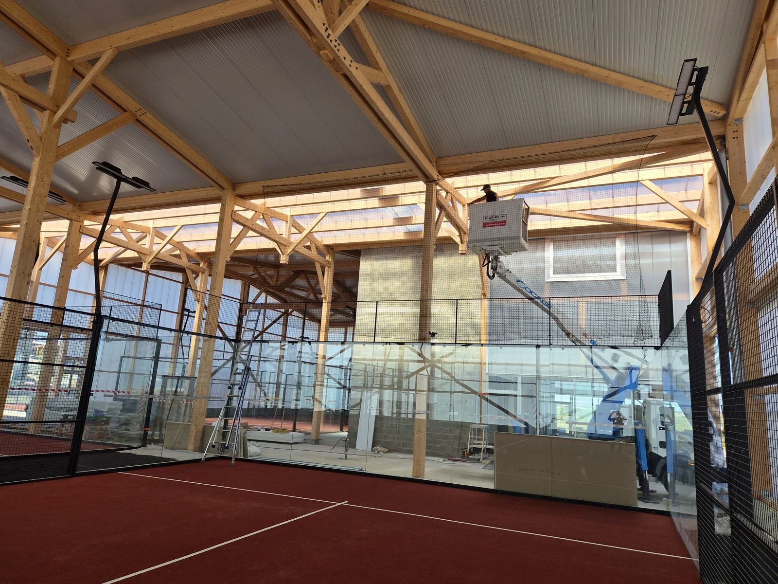 Turf laid · Padel Millenium
