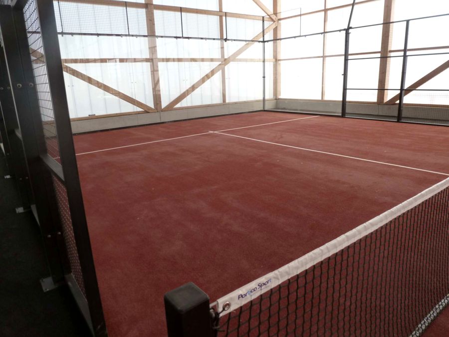 Clay turf laid, Padel Millenium